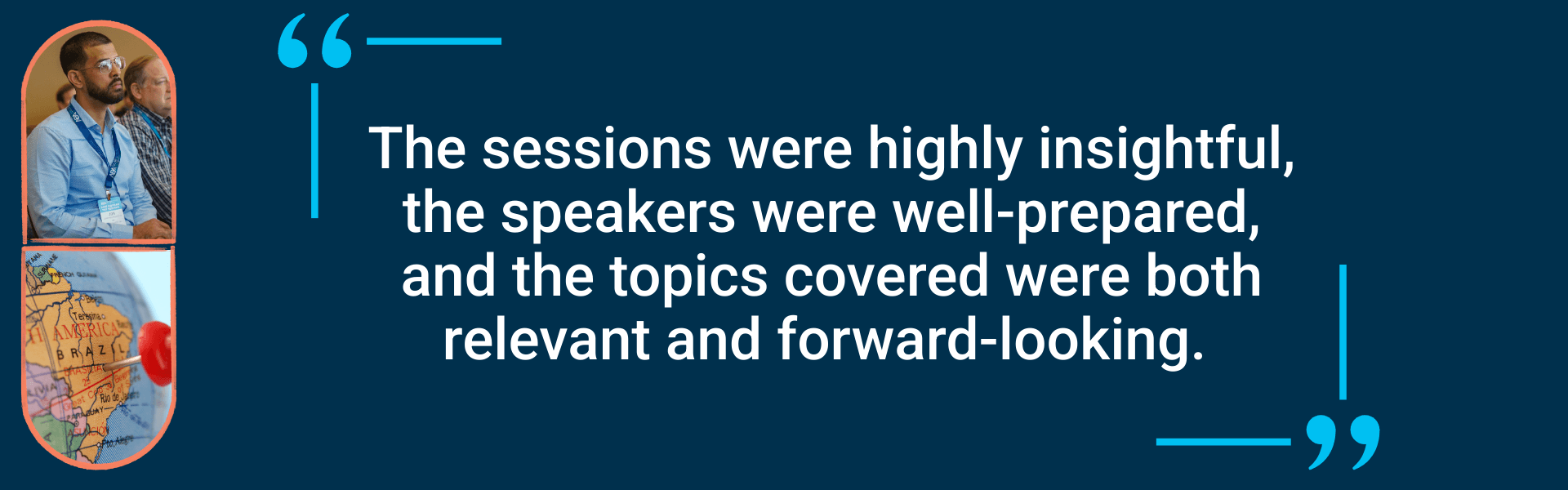 attendee testimonial on the value of attending the conference