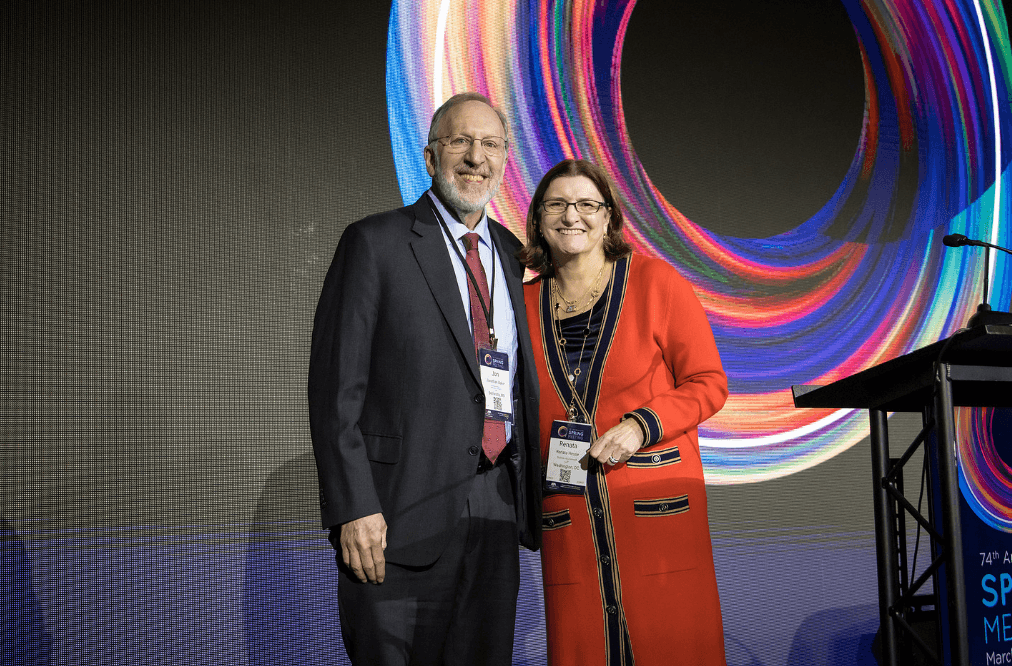 Section Chair Renata Hesse and Tina M. Miller Award Winner Jonathan Baker